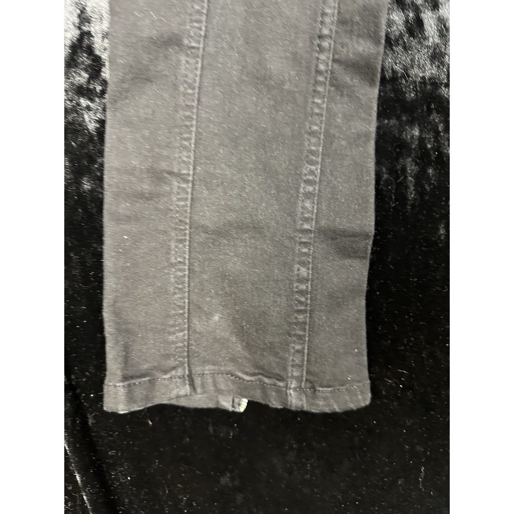 Zara Pants Womens 2 Black Pockets Stretch Skinny Fit Zippers Casual - Picture 2 of 8